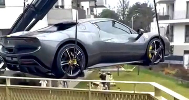 Мужчина припарковал «Феррари» на балконе и узнал, что Вена — это не Дубай.