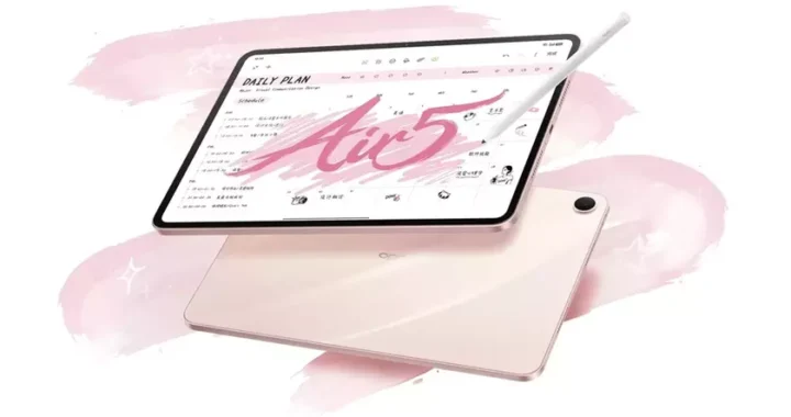 Oppo представила бюджетный планшет Pad Air 5 с хорошими характеристиками и соотношением сторон 7:5