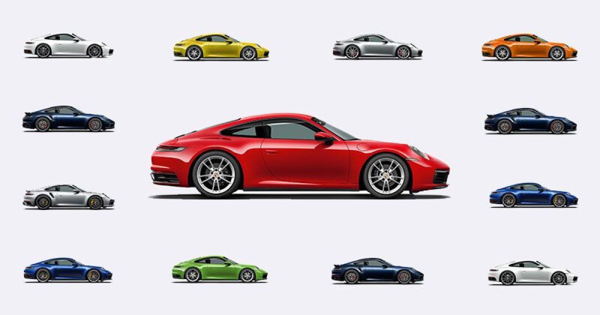 Porsche запатентовала краску, меняющую цвет