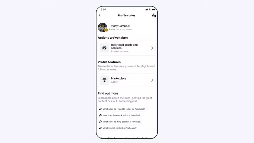 Мета-обновления Поддержка Facebook и Instagram с помощью AI
