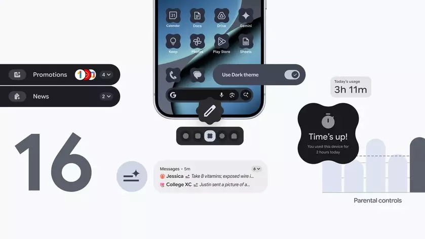 Android 16 получает новые функции: сводку уведомлений на основе искусственного интеллекта и улучшенные инструменты безопасности.