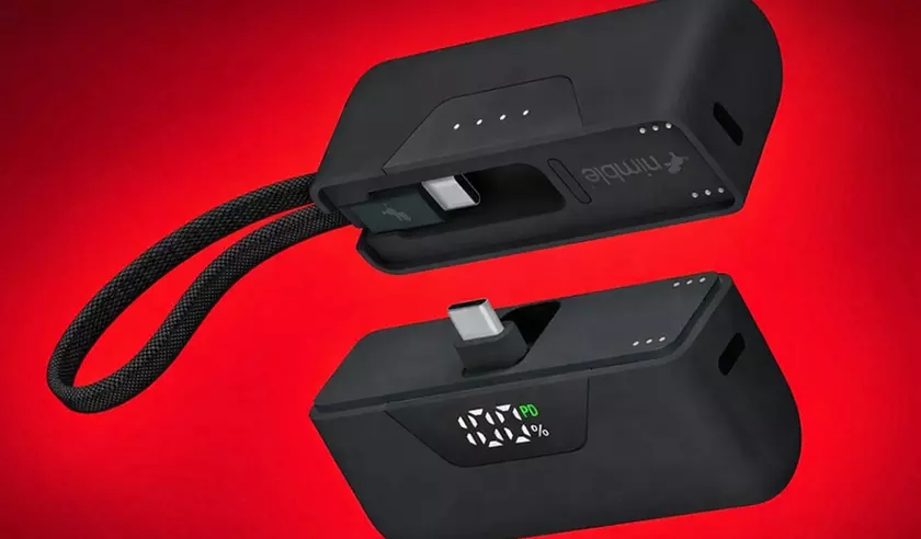 10 000 мАч легко разделить на две части: Nimble представила модульный павербанк со встроенным кабелем и выдвижным разъемом