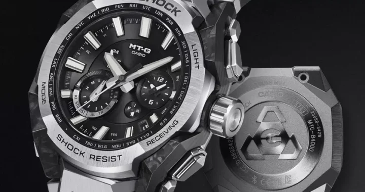 Casio представила новые часы премиум-класса MTG‑B4000D с корпусом из нержавеющей стали и автономностью до 1,5 лет