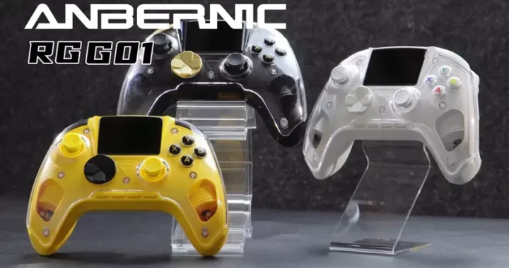 Anbernic представила универсальный геймпад RG G01 с экраном, датчиком пульса и частотой опроса 1000 Гц