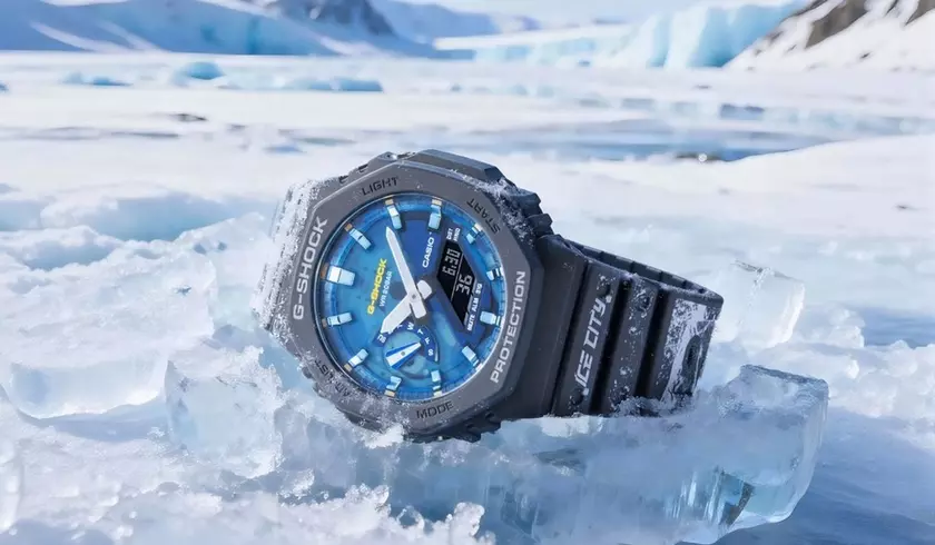 «Застывшее время»: Casio представила лимитированные часы G-Shock GA-2100 Harbin City Edition