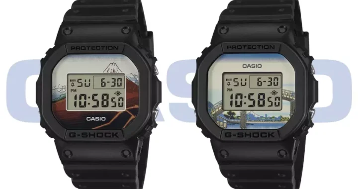 Casio выпустила новые G-Shock с гравюрами Хокусая