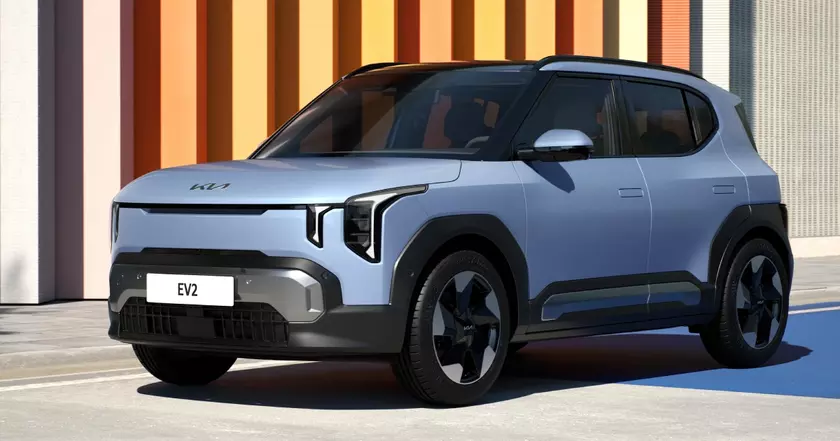 Kia представила электрический кроссовер EV2 с запасом хода до 448 км
