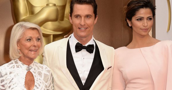 Мэттью МакКонахи отпраздновал 94-летие своей матери Кей