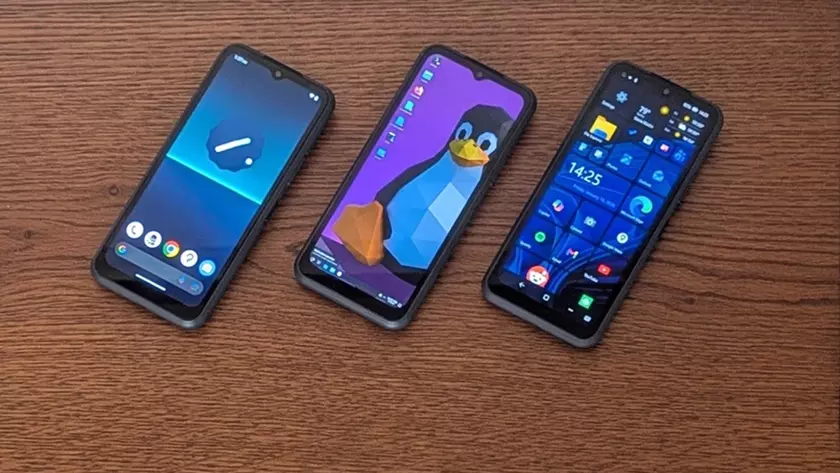 Представляем NexPhone, уникальный смартфон под управлением Android, Linux и Windows 11, который можно использовать как карманный мини-ПК.