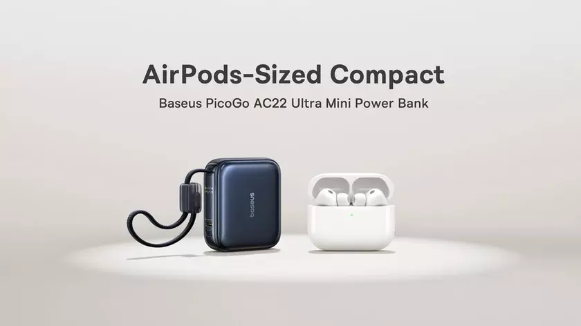 Baseus представила ультракомпактный павербанк PicoGo AC22 Ultra Mini, который легко спутать с чехлом для TWS-наушников