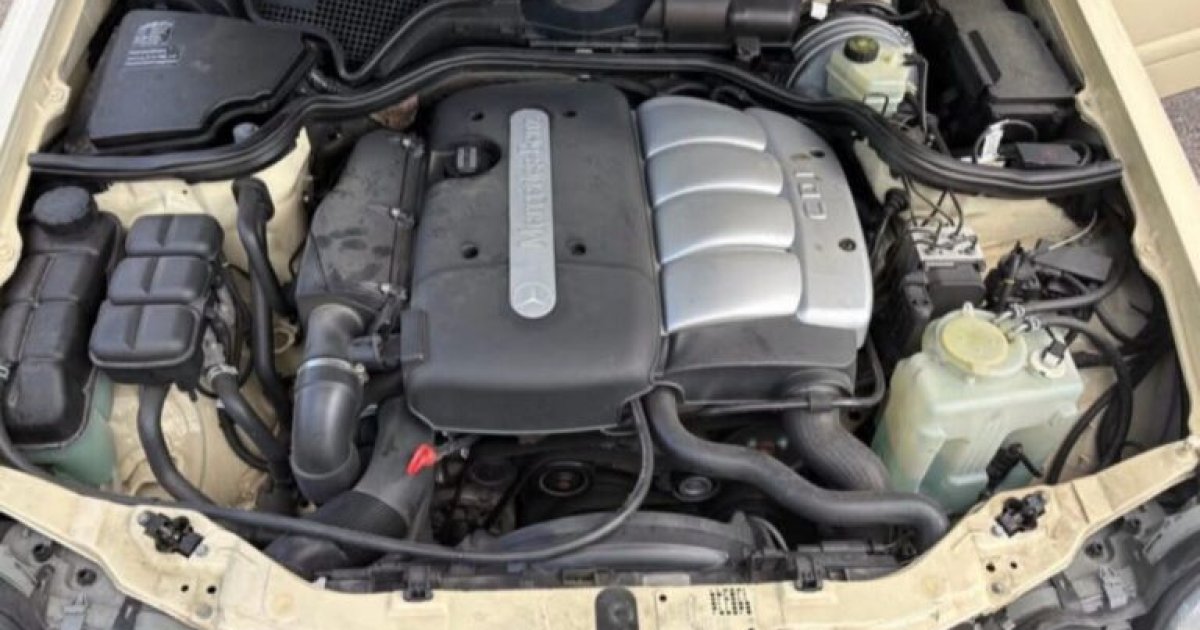 Этот Mercedes E220 CDI проехал более 2 миллионов автомобилей с одним двигателем.