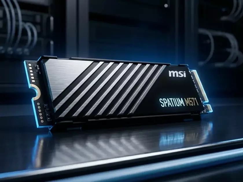 Компания MSI представила флагманский SSD-накопитель Spatium M571 DLP с поддержкой SSD PCIe 5.0, скоростью до 14 ГБ/с и технологией предотвращения потери данных.