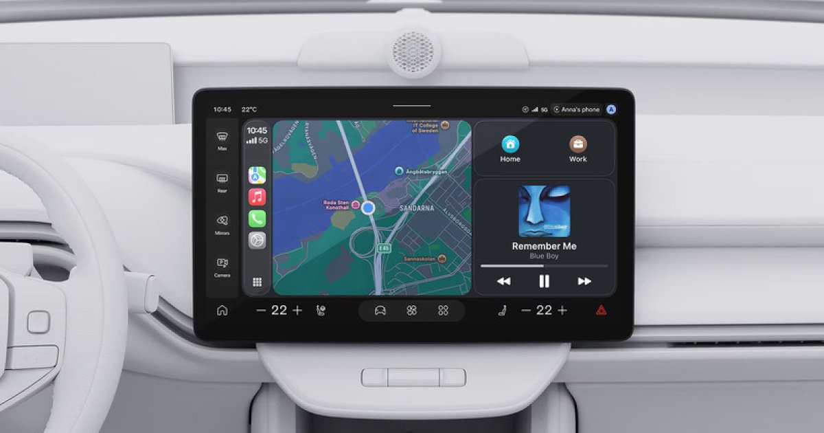 Volvo сохраняет Apple CarPlay