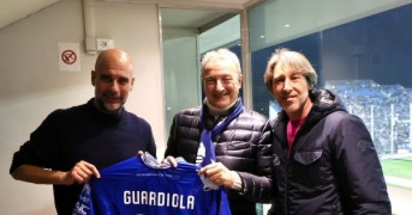 Пеп посетил матч Серии С