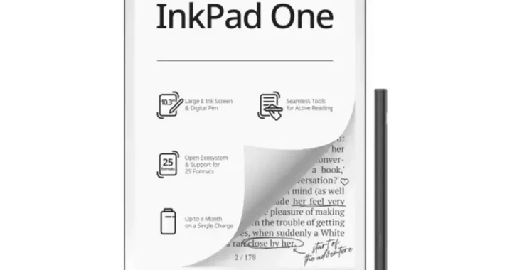 PocketBook выпустила удобный для глаз 10-дюймовый ридер InkPad One с экраном E Ink и поддержкой стилуса