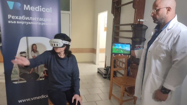 В УМБАЛ Бургас пациенты проходят реабилитацию посредством виртуальной реальности
