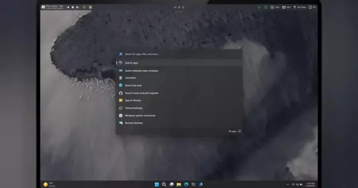 Как в MacOS и Linux: Microsoft может добавить верхнюю панель для виджетов и системной информации в интерфейс Windows 11.