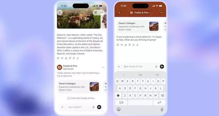В чатах ChatGPT появились рекламные блоки: OpenAI тестирует новый формат монетизации в США