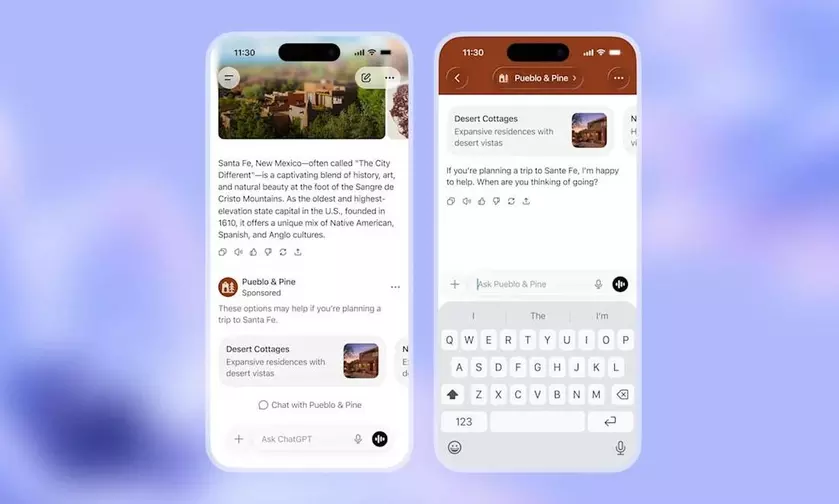 В чатах ChatGPT появились рекламные блоки: OpenAI тестирует новый формат монетизации в США