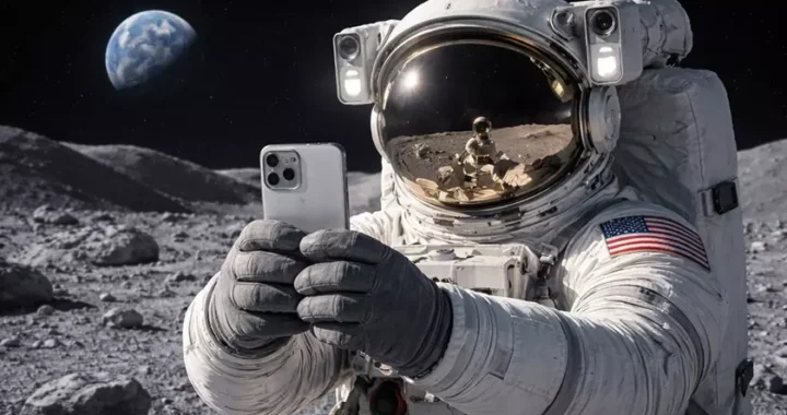 «Мама, я на Луне и в шляпе»: НАСА впервые разрешит астронавтам брать в полет смартфон
