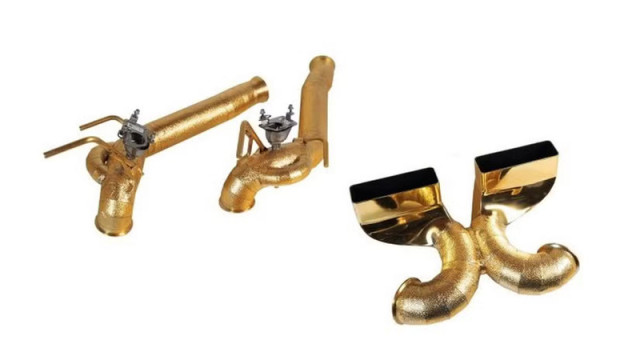 Ferrari Daytona SP3 Novitec с золотыми элементами 