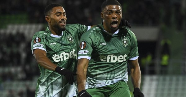 Феноменальный гол вывел «Лудогорец» вперед в матче с «Ференцварошем»