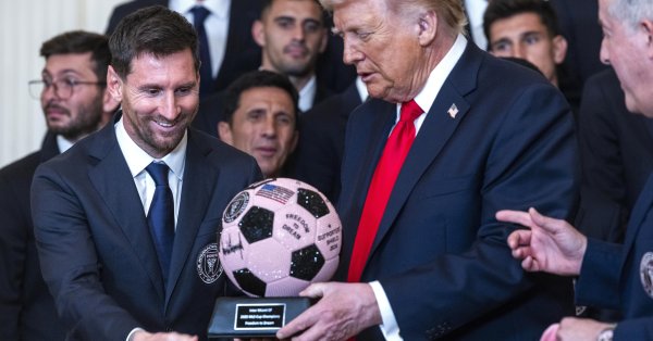 Лео Месси посетил Дональда Трампа в Белом доме