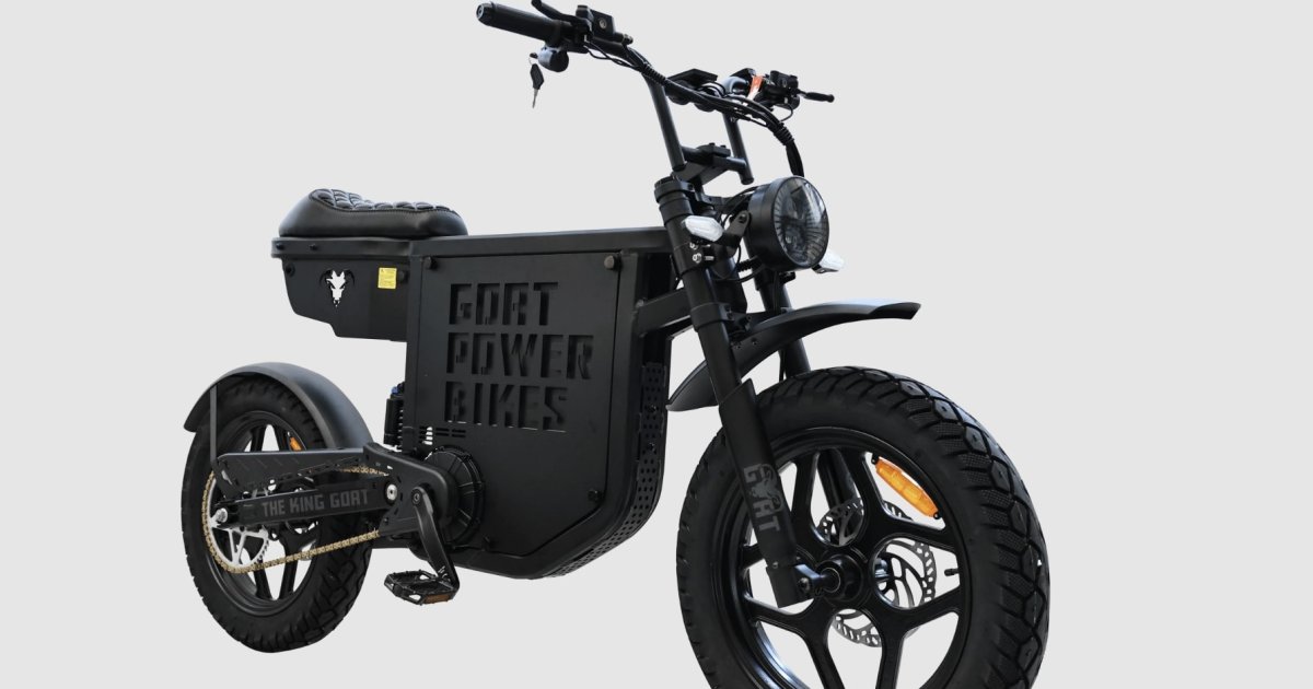 Электровелосипед развивает скорость 113 км/ч.