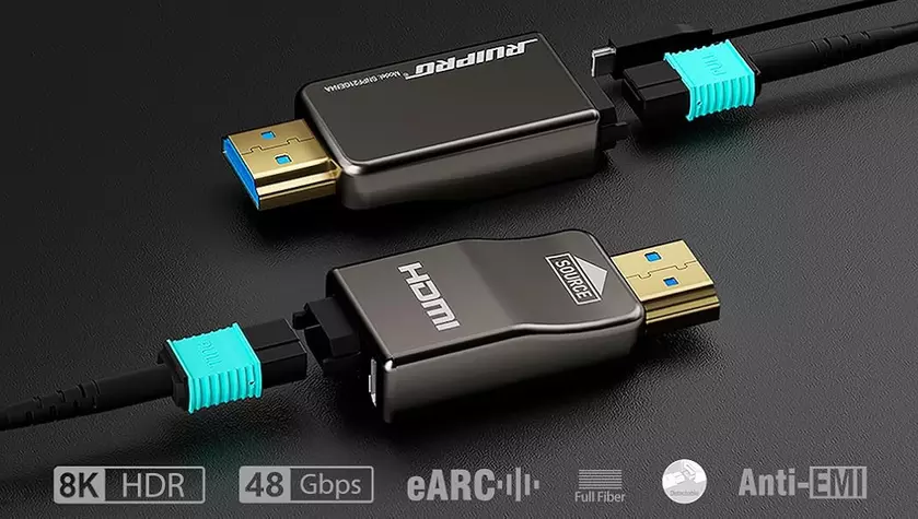 Оптоволокно вместо меди: HDMI-кабель Ruipro за $500 для энтузиастов