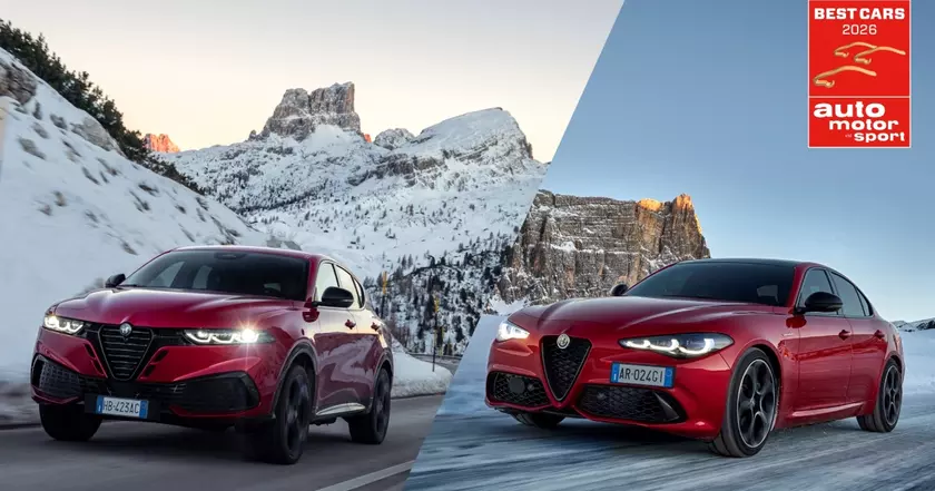 Читатели "auto motor und sport" выбрали Alfa Romeo Giulia и Tonale лучшими импортными автомобилями в Германии