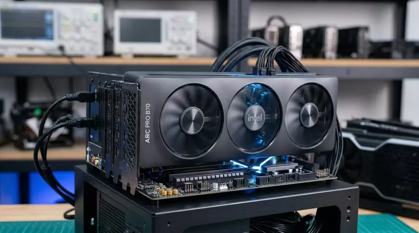 Intel Arc Pro B70: Рабочая лошадка, пытающаяся стать геймером