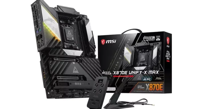 MSI MEG X870E Unify-X Max: два слота под память и привет из прошлого в виде PS/2