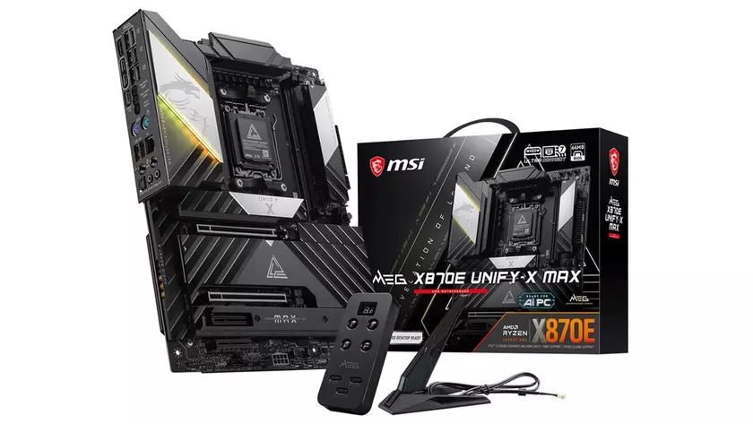 MSI MEG X870E Unify-X Max: два слота под память и привет из прошлого в виде PS/2