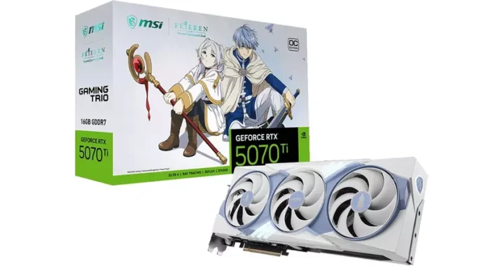 MSI RTX 5070 Ti Frieren Edition: железо для тех, кто никуда не торопится