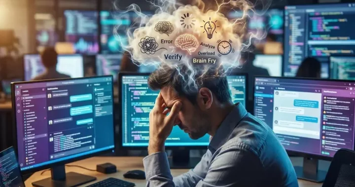 «Brain Fry»: как искусственный интеллект вместо помощи выжигает мозги офисным работникам