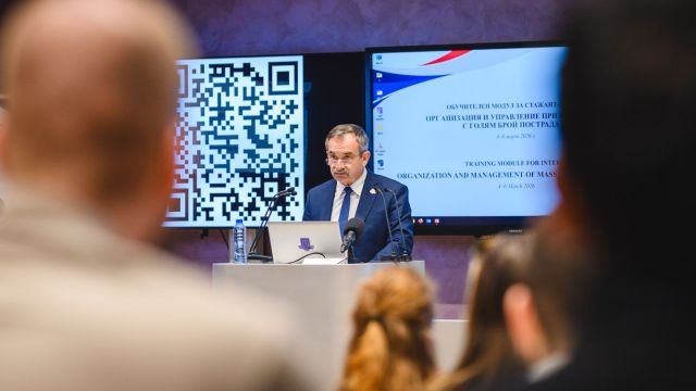 Врачи-стажеры Медицинского университета - Варна прошли обучение действиям при авариях с большим количеством пострадавших