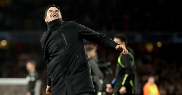 Артета в эйфории