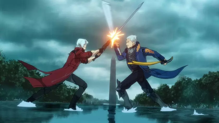 Брат против брата: Netflix показал ожесточенное сражение Данте и Вергилия в тизере второго сезона аниме Devil May Cry