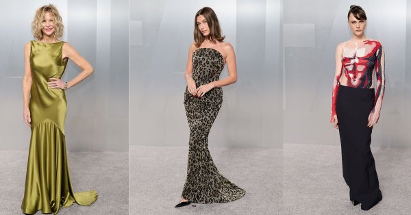 Мода знаменитостей: Мег Райан, Хейли Бибер, Кара Делевинь и другие на вечеринке Vanity Fair