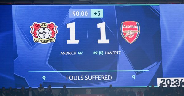 Байер Леверкузен приглашает Арсенал на ответный матч