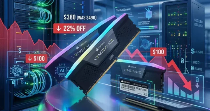 DDR5 пошла на понижение: Google испугал рынок «лишними» гигабайтами
