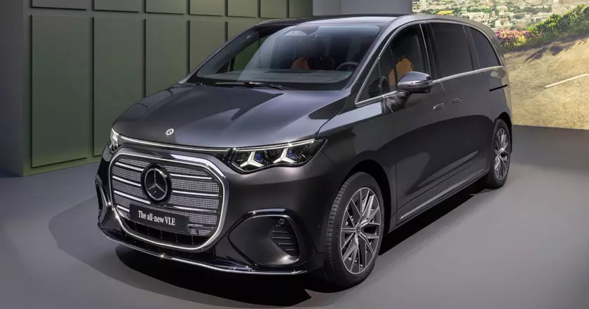 Mercedes-Benz представила электрический минивэн VLE с запасом хода более 700 км.