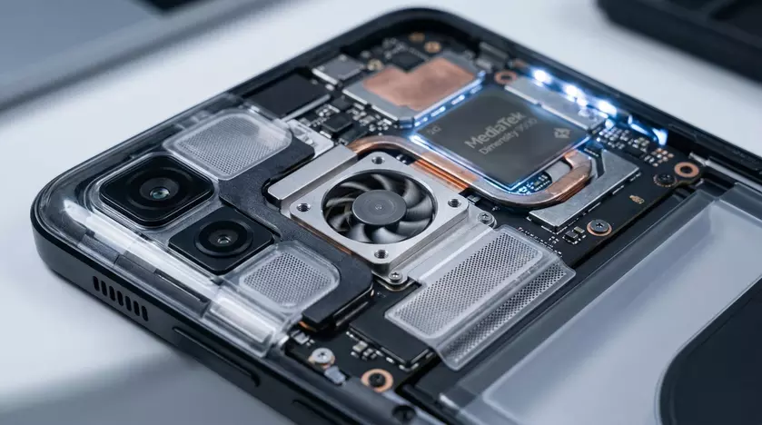 Redmi K90 Max: Xiaomi встроила в смартфон вентилятор, чтобы обуздать Dimensity 9500