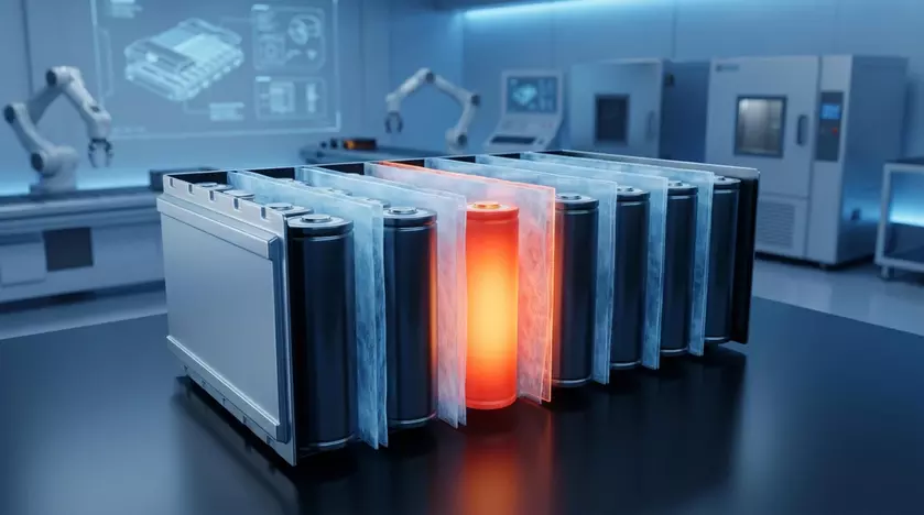 Китайский аэрогель против пожаров: как 2.3 миллиметра защитят электромобиль от 1300 °C