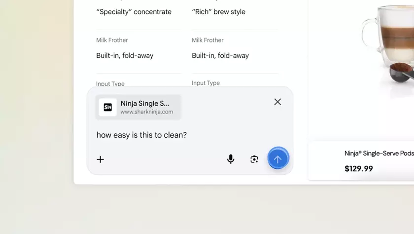 AI Mode в Google Chrome получил новый интерфейс с разделением экрана и поддержкой анализа вкладок, PDF и изображений